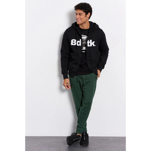 Men Bdtk hooded zip sweater