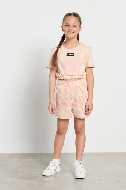 Kids’ "PIEDDEPOUL" loose fit bermuda shorts for girls